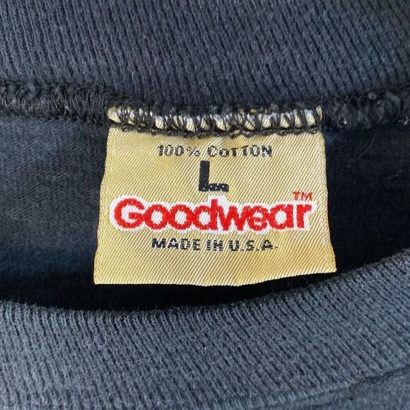 Vintage Goodwear Rank Streetwear Graphic Heavyweight T Shirt Neon Size L 90's 53 - Picture 6 of 11